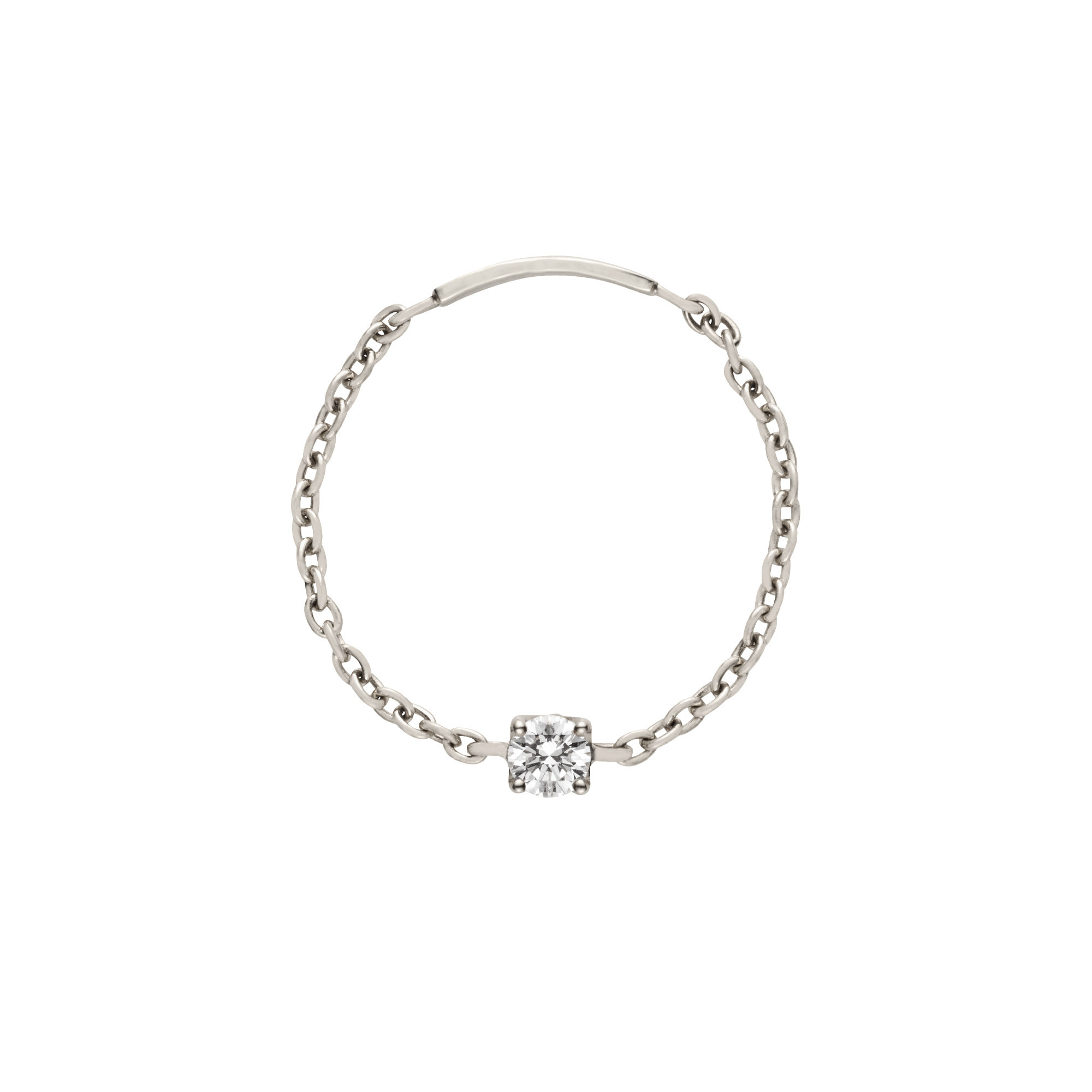 APVR0604__DI ダイヤモンド キャトル チェーンリング｜リング・指輪