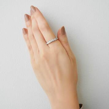 APVR0323__DI 【お取寄せ商品】ハーフエタニティ リング 0.90ct