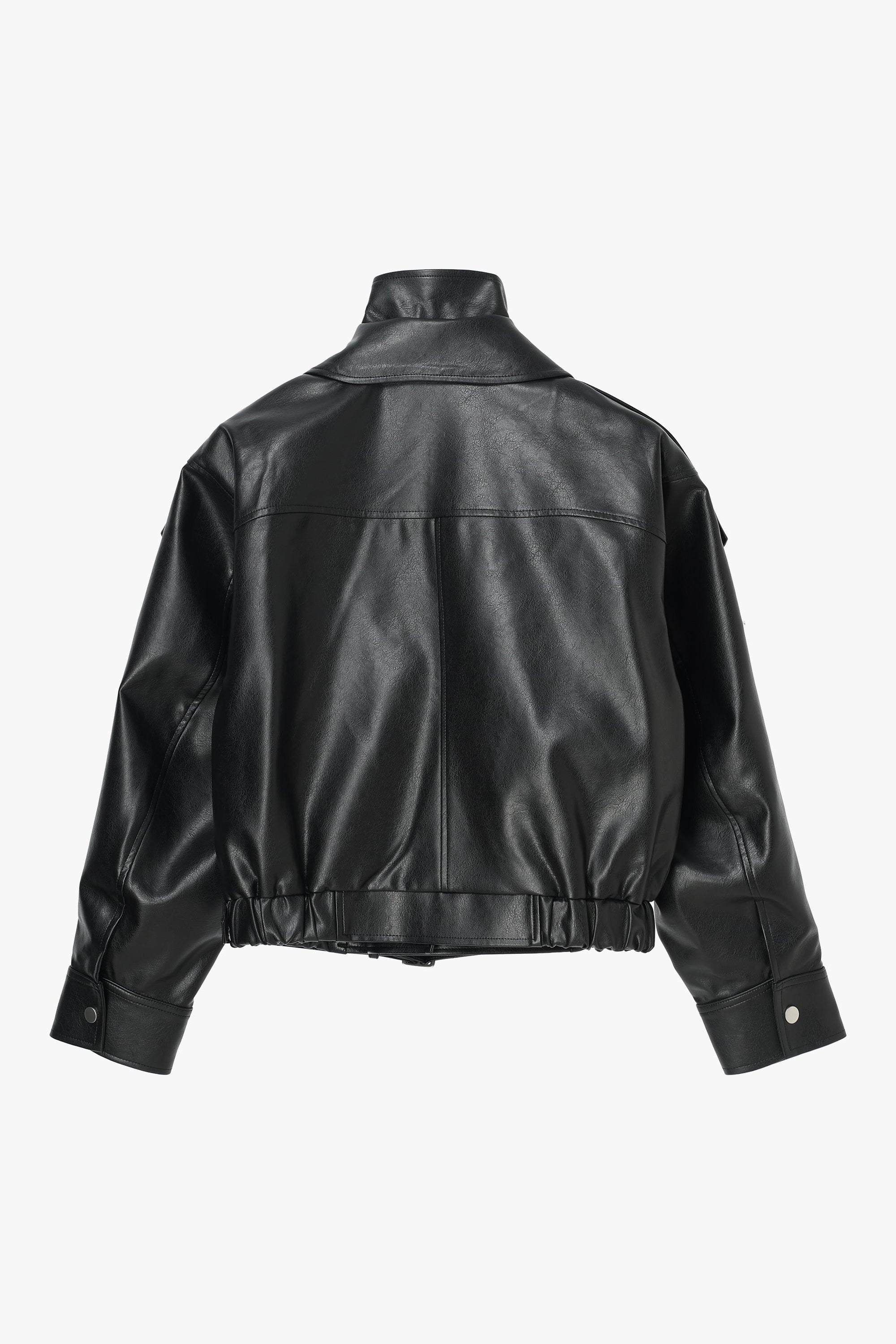 予約販売】Carven | Stand collar leather blouson – Venica