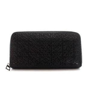 リピート アナグラム 長財布 ラウンドファスナー ブラック（2024/10/02