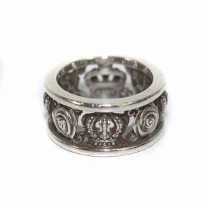 マイラブ MY LOVE 指輪 リング 薔薇 クラウン SV925 8号 シルバー