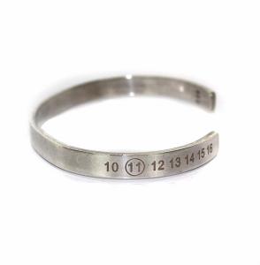 イタリア製 ナンバリング バングル ブレスレット 925 シルバー（2022