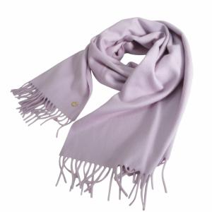 マフラー ストール カシミヤ イタリア製 紫 パープル（2024/08/14買取