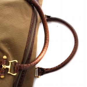 ヴィンテージ ボストンバッグ ショルダー 2WAY ロゴ ナイロン レザー