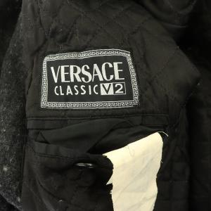 CLASSIC V2 ステンカラーコート ロング 裏地キルティング ウール混