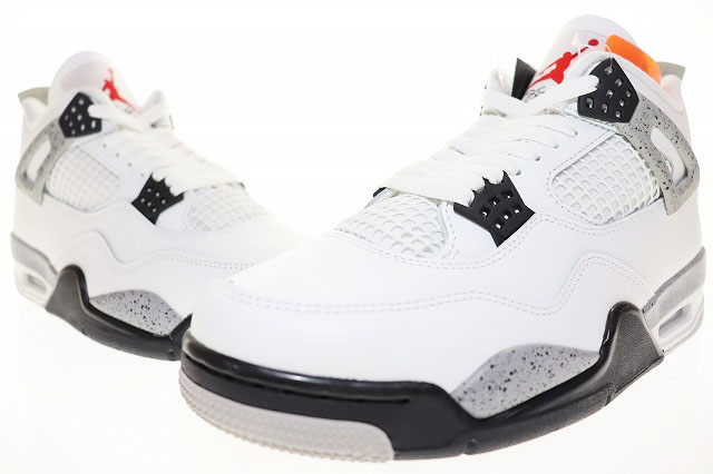 ナイキ NIKE AIR JORDAN 4 RETRO WHITE CEMENT 27cm FV5029-100 AJ4