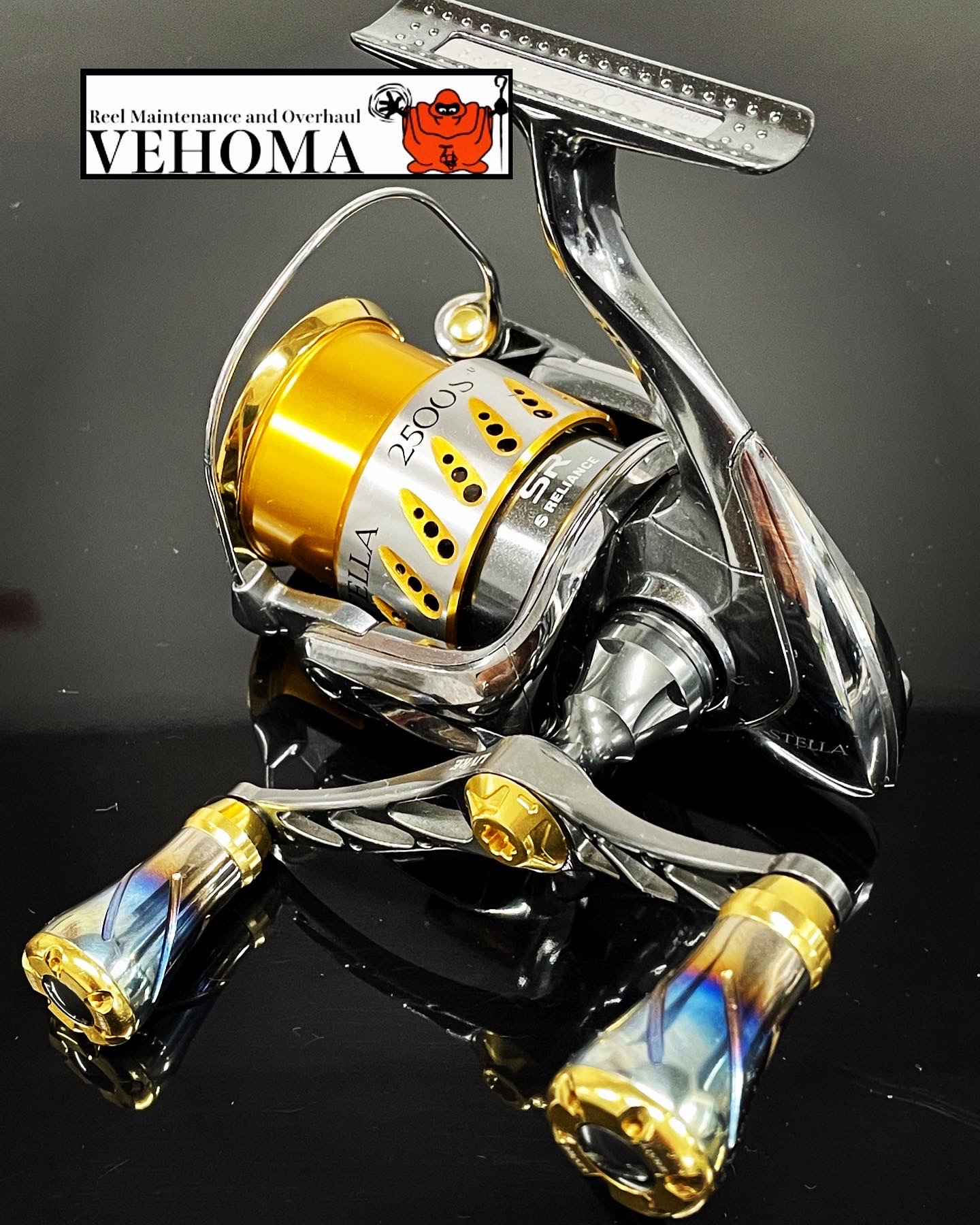 シマノ 07ステラ2500S オーバーホール ラインローラー不動 回転ブレ