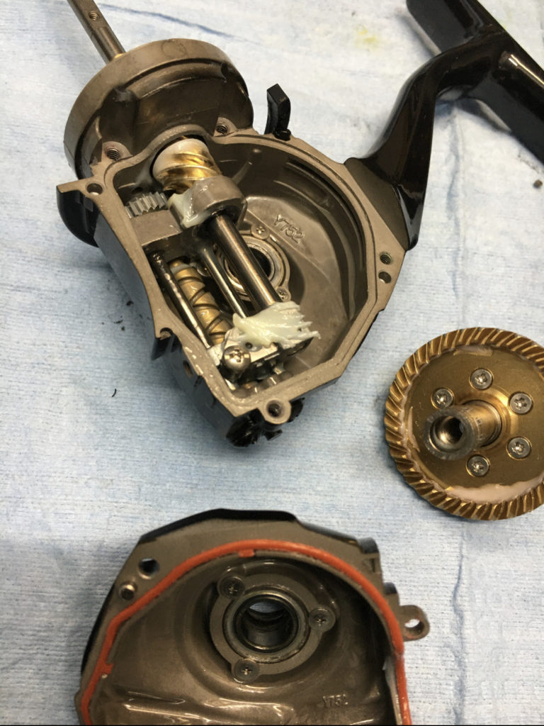 20ステラSW6000HG オーバーホール ハンドル回転時にカチっという異音