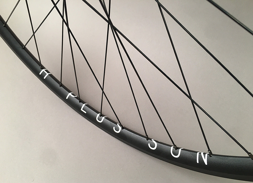 H + Plus Son Archetype Black fixed gear Track Bike Wheelset 36