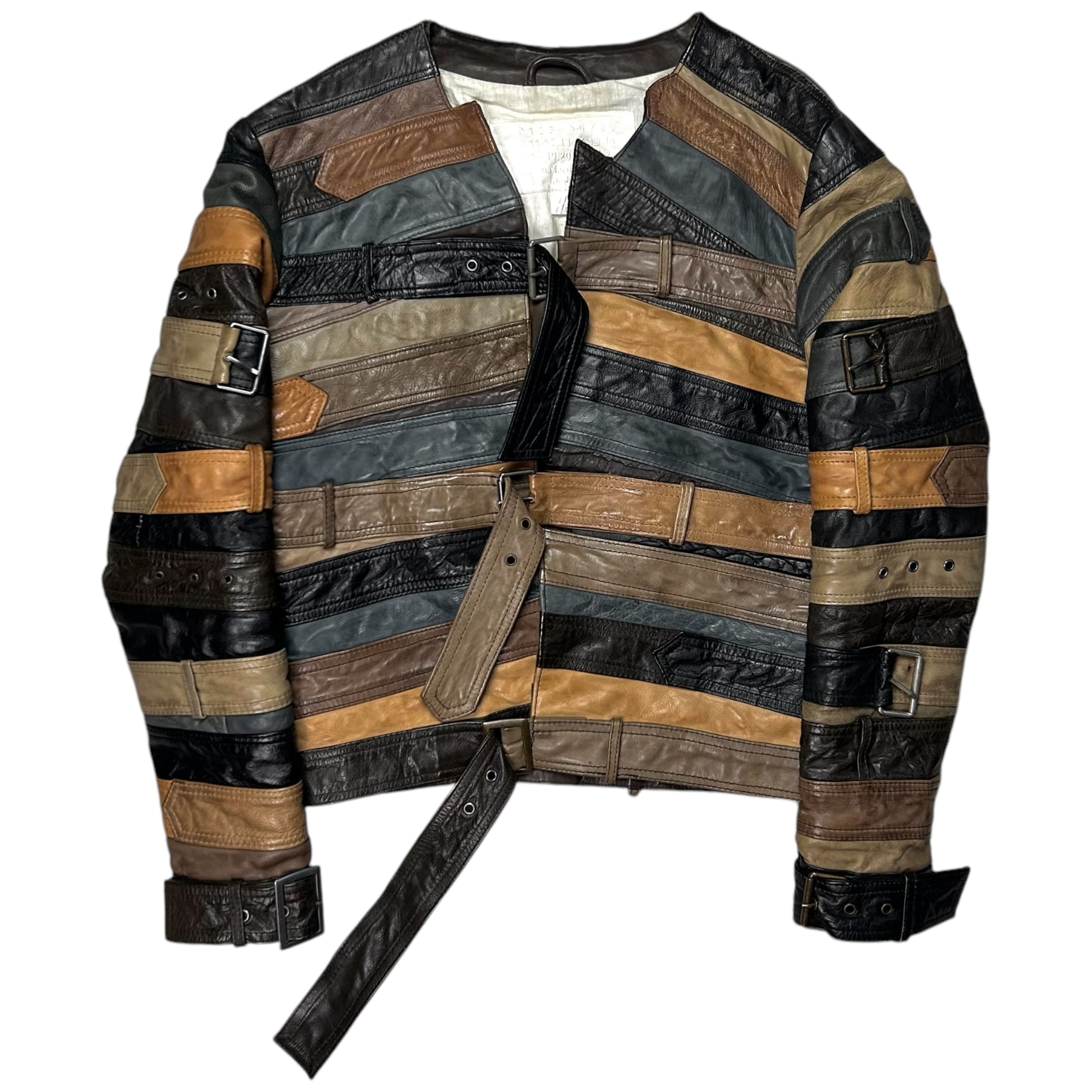 Maison Martin Margiela x H&M Belt Leather Jacket - AW12 – Vertical