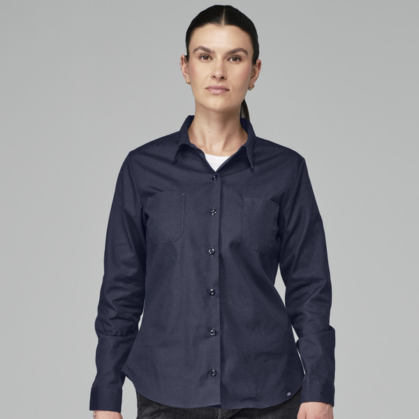 Women's Long-Sleeve Industrial Work Shirt | Dickies®B2B