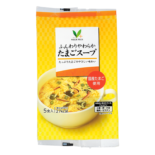 ふんわりやわらか たまごスープ｜Vマーク：信頼の生活ブランド｜株式