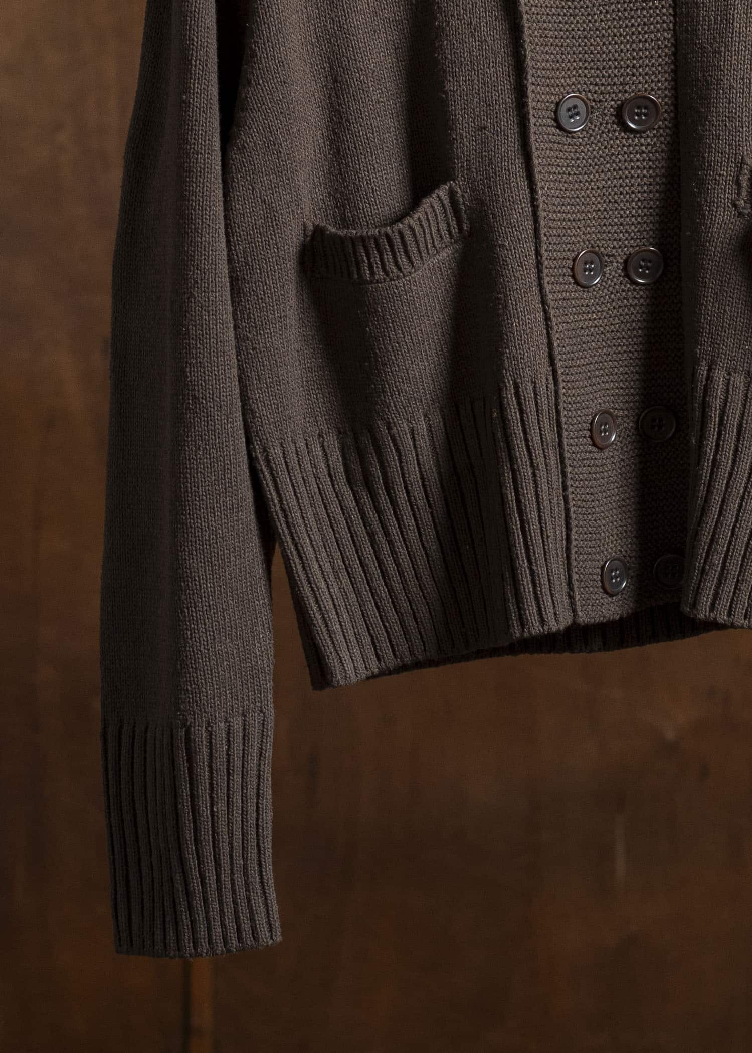Taiga Takahashi Lot.506 DB Cardigan BROWN – VISION OF FASHION