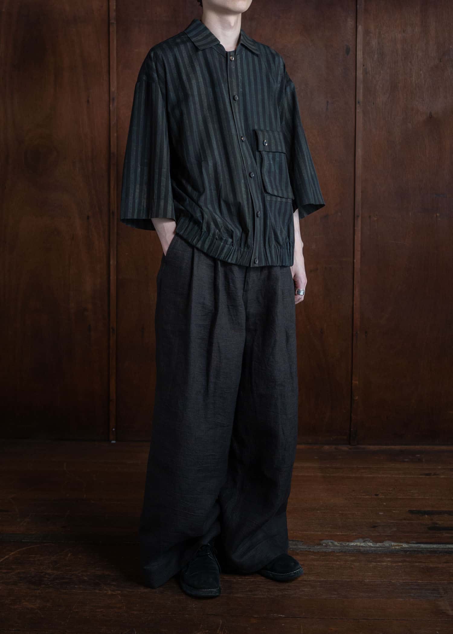 ZIGGY CHEN SHORT SLEEVE WORKERS SHIRT 0M2410723 – VISION OF FASHION