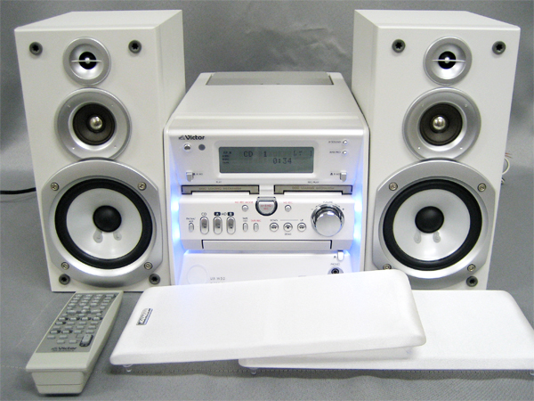 東伯店(琴浦町)】Victor CDダブルMDカセットコンポ UX-W50-Wを買取させ