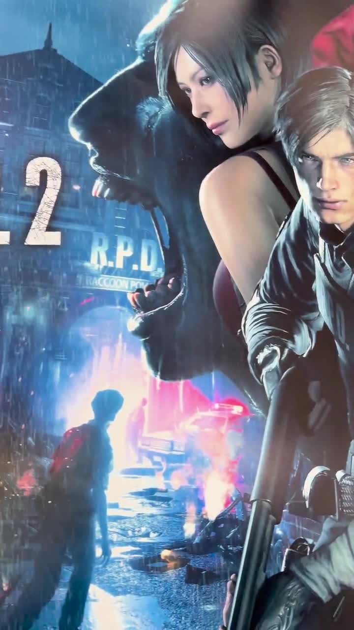バイオハザード RE:2』リメイクポスター - Etsy 日本