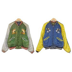 ヴィンテージ YKK ZIP 鷹 虎 刺繍 マルチカラー系を買取させていただき