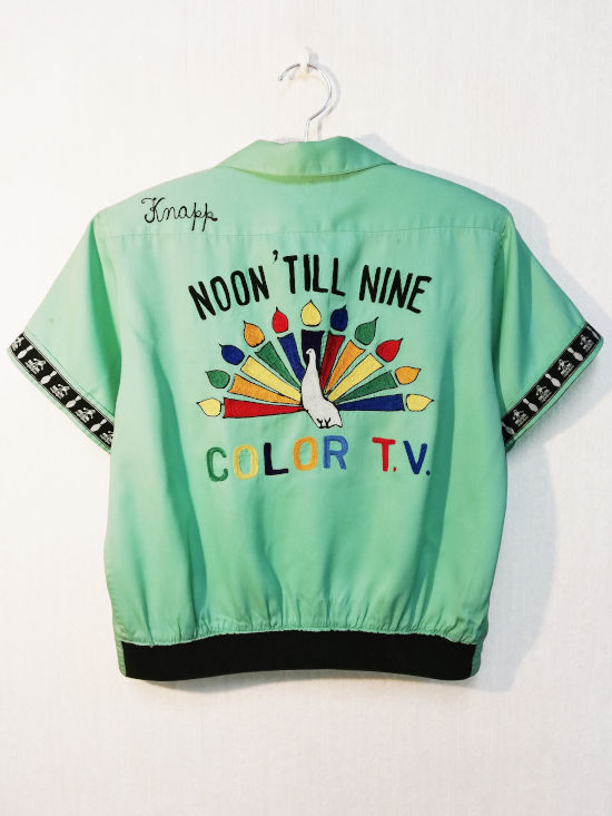 60's NAT NAST製ヴィンテージボーリングシャツ - Baby doll -by OLD