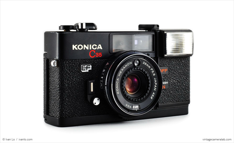 Konica C35 EF – Vintage Camera Lab