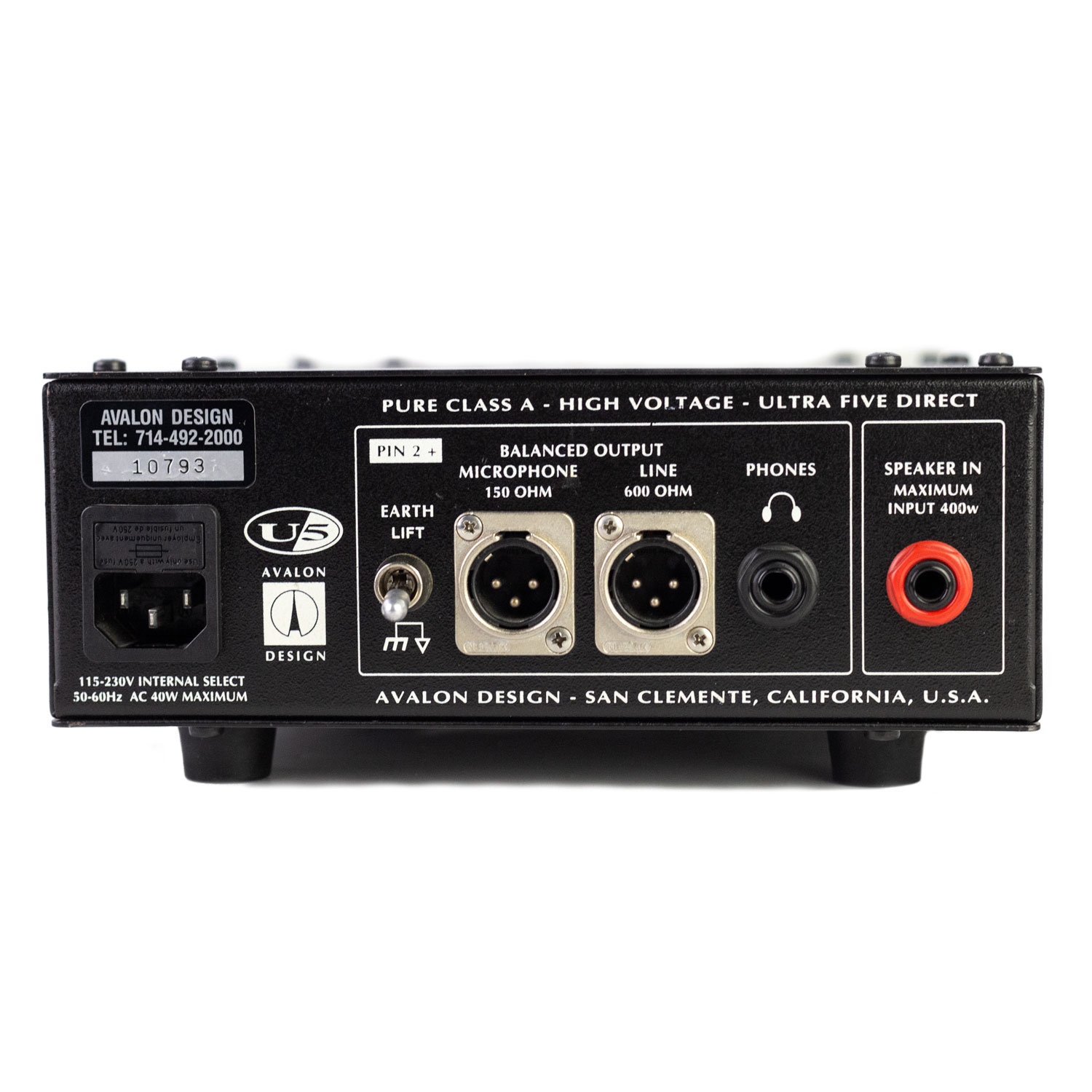 Avalon U5 Class A Direct Box #10793 (Used) - Vintage King