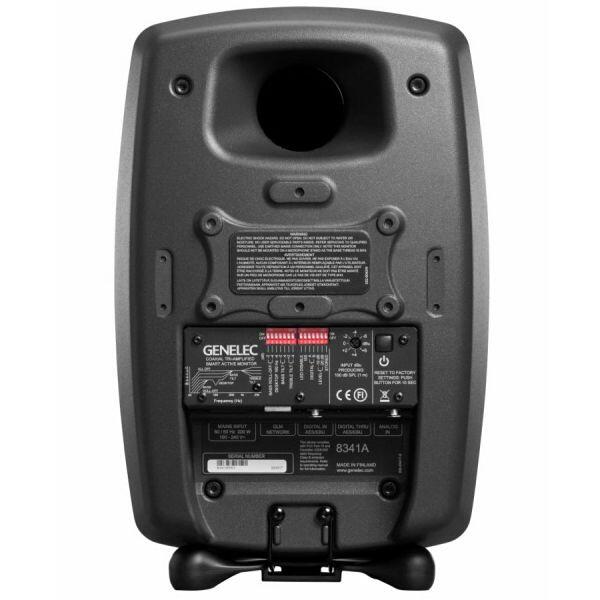 Genelec 8341A 3-Way Compact Active Monitor - Producer Gray, Single