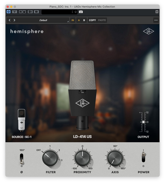 Universal Audio SC-1 Standard Condenser Microphone with Hemisphere