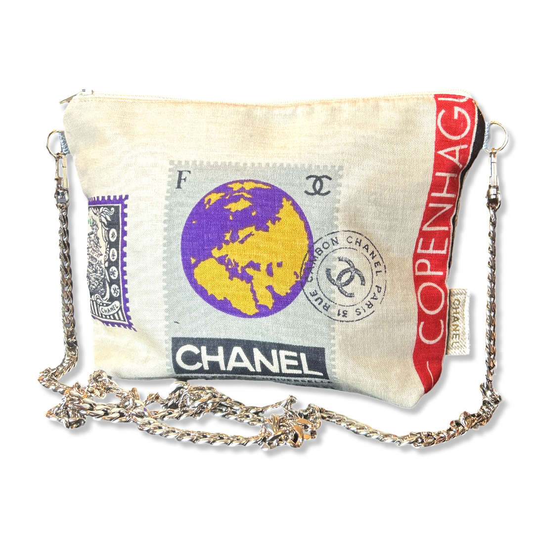Chanel Stamps of the World Scarf Crossbody Bag – Vintage Luxe Up