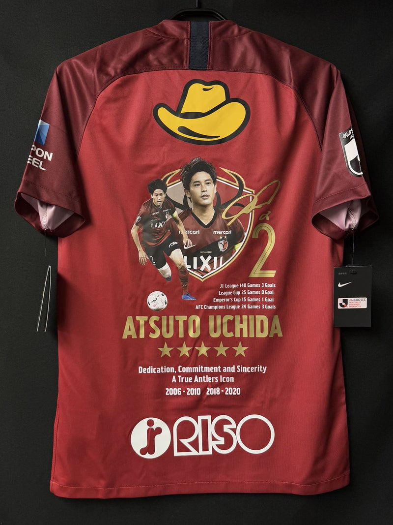 鹿島アントラーズ 2010年 優勝ワッペン 内田篤人 ユニフォーム 新品