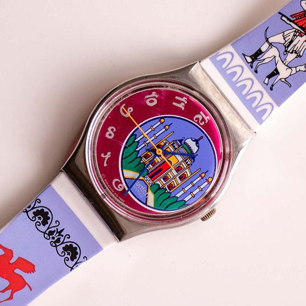 90s DELHI GX125 Vintage Swatch Watch | 1993 Swiss Quartz Watch