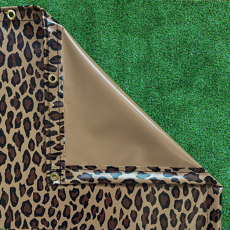 防炎・デザイン】ヒョウ柄ターポリン レパード 0.43mm（VB-043LP