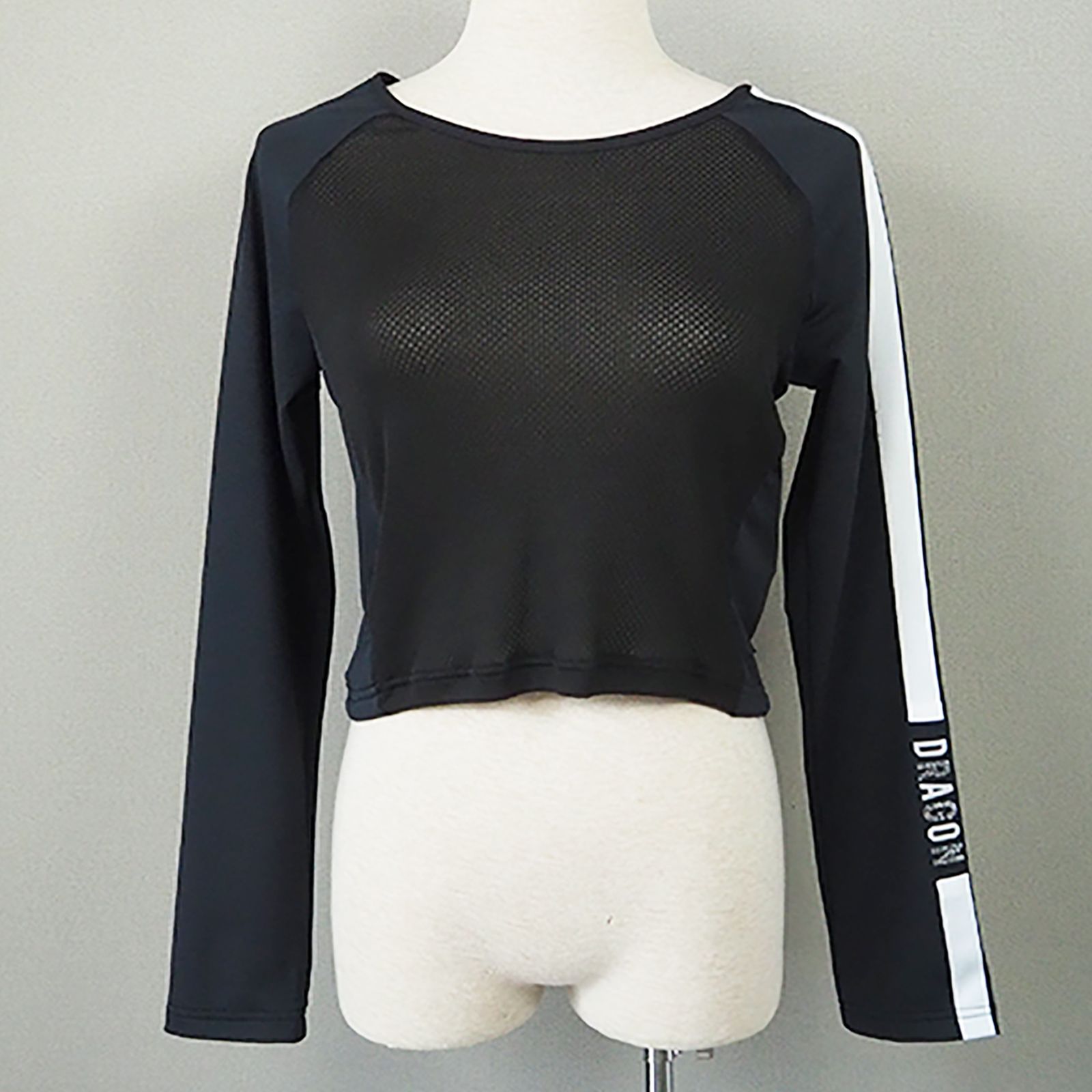 Dance With Dragon - ショルダーラインハーフインナー | 長袖 クルー