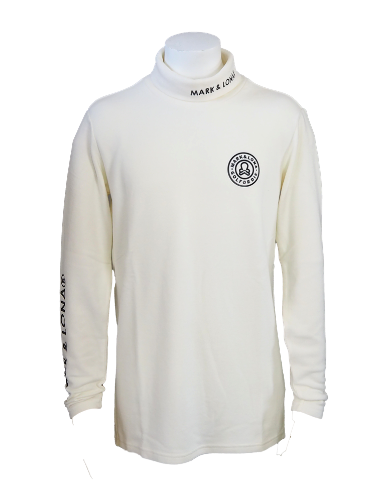 MARK＆LONA Vネックアンダーウェア ホワイト MARK & LONA GOLF OR DIE
