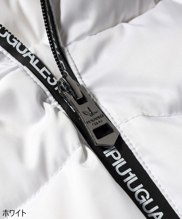 1PIU1UGUALE3 RELAX - ジップロゴダウンジャケット | ブルゾン