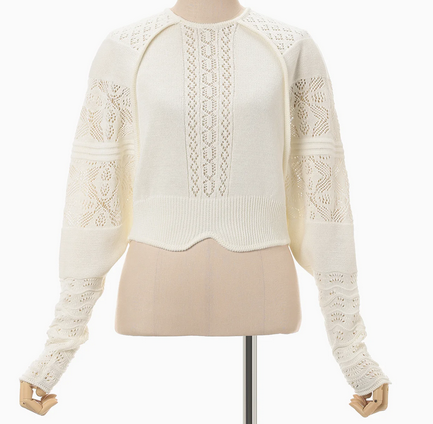 Mame Kurogouchi】Lace Knitted Top | ショップニュース | VIORO