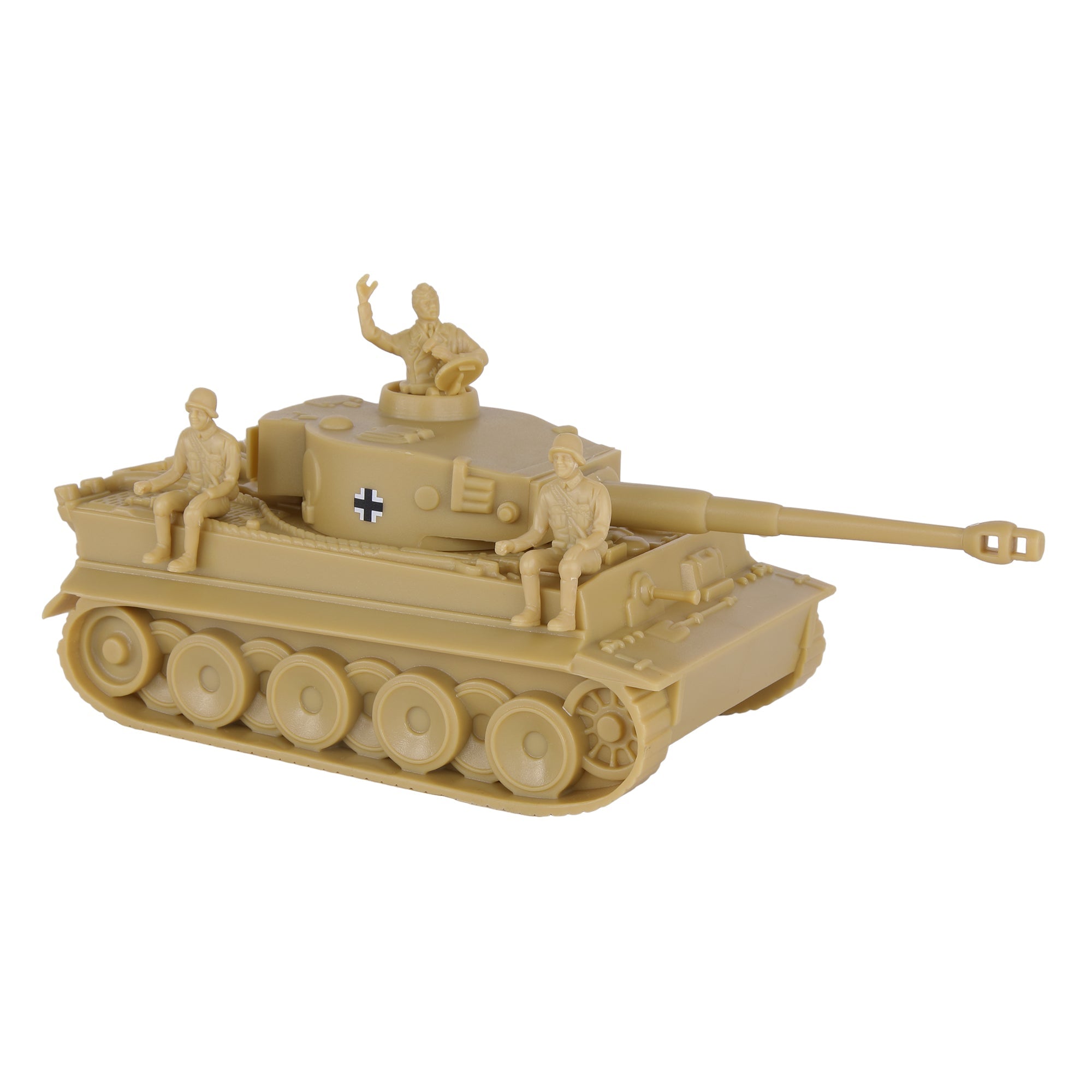 BMC CTS WW2 German Tiger I Tank Tan Plastic Army Military Vehicle