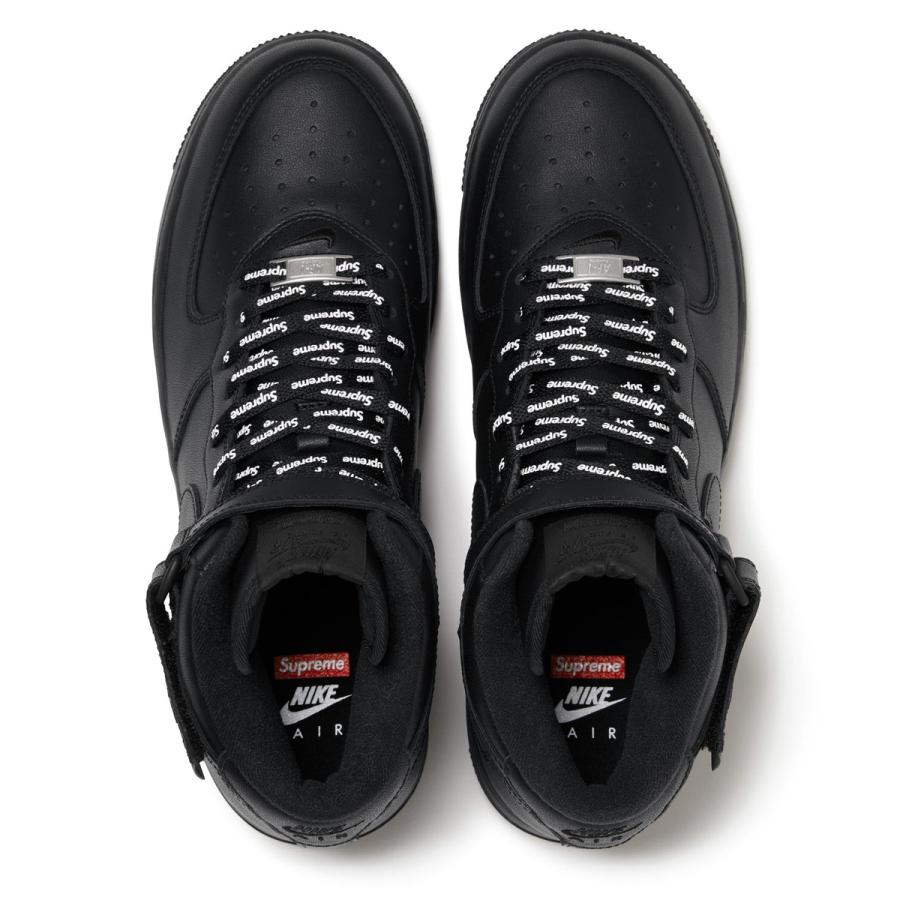 Supreme × Nike Air Force 1 Mid Black シュプリーム × ナイキ エア