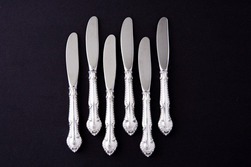 ヴィンテージシルバー、純銀製(925)ハンドル 1960年前後 American