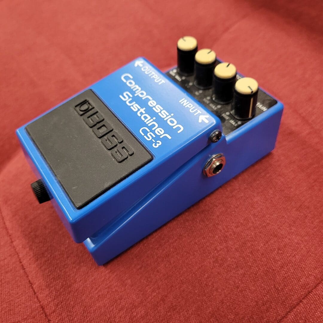 Boss CS-3 Compression Sustainer (Silver Label) - Blue - Victor Litz