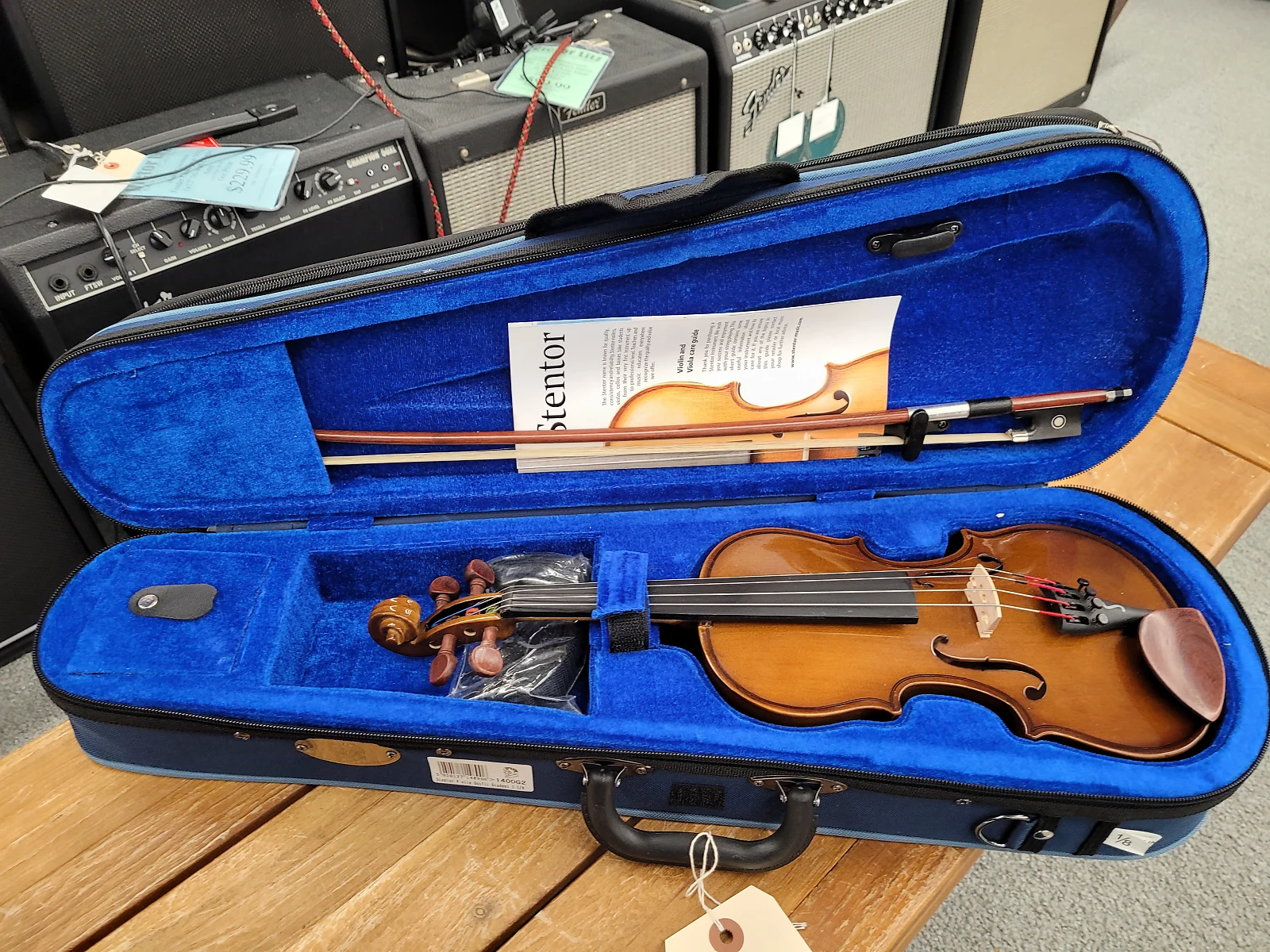 STENTOR 子供用1/16バイオリン ケース付き STENTOR 子供用1/16