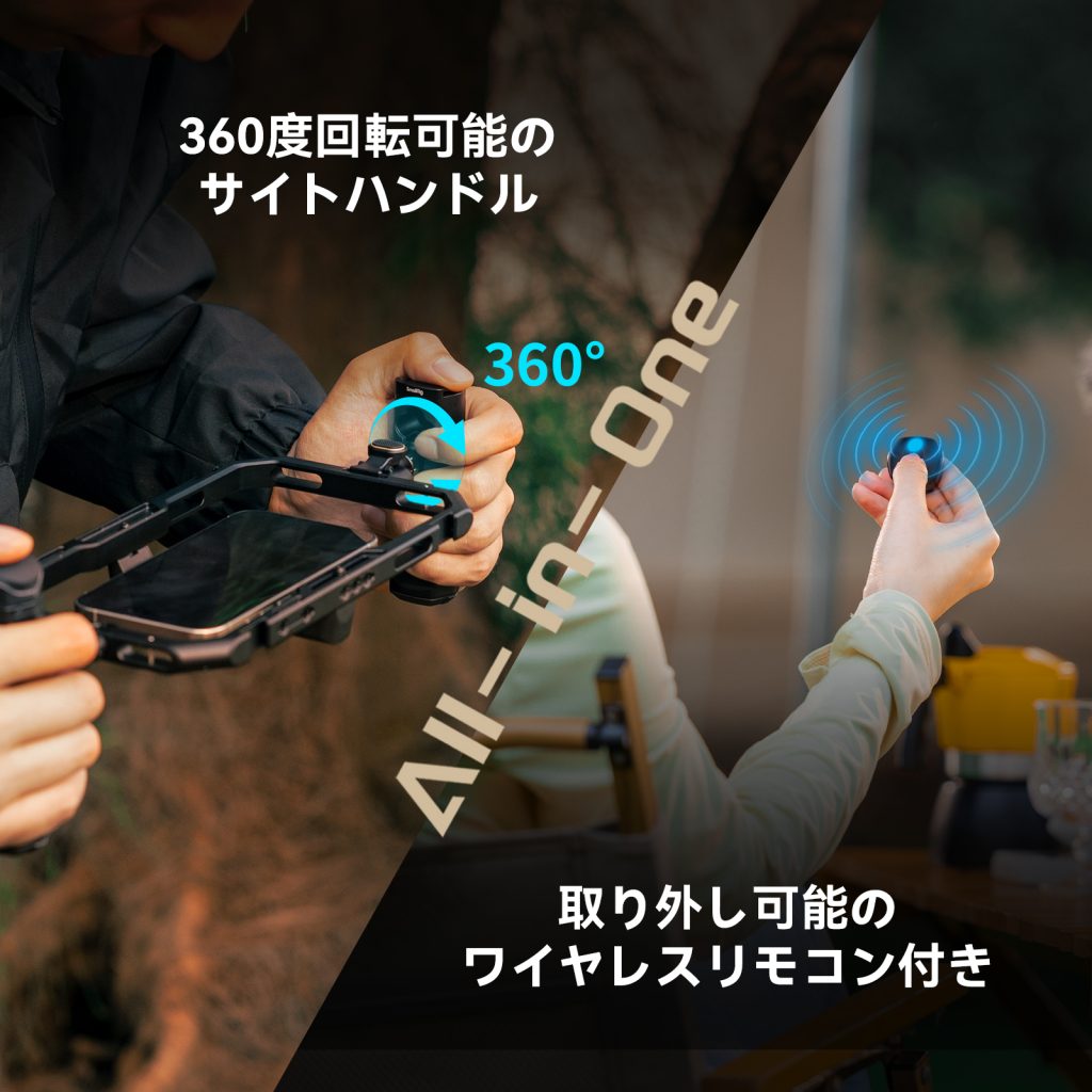 SmallRig、All-in-Oneスマホ用ビデオキットを発売〜多用途の
