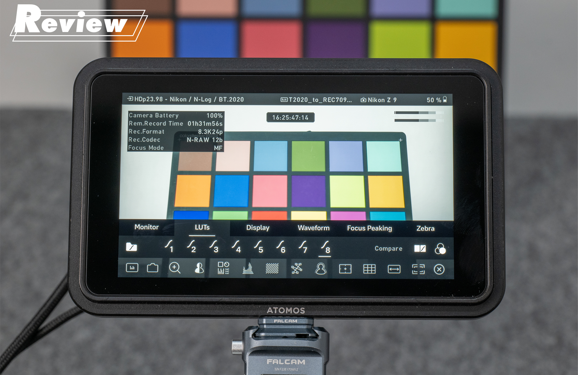 USB-C経由でのカメラコントロール機能を持つ高機能モニター ATOMOS