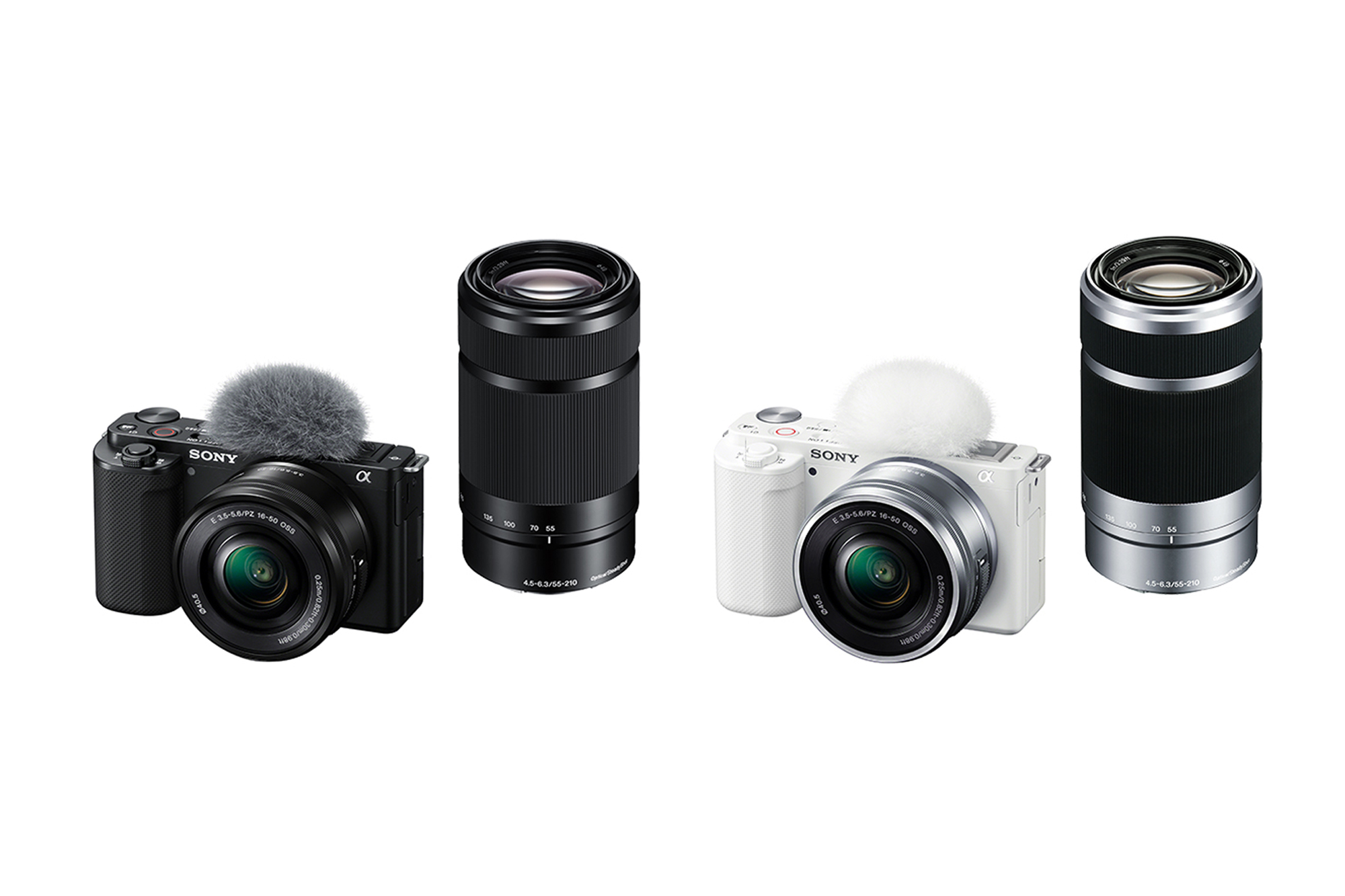 ソニー、レンズ交換式VlogカメラVLOGCAM ZV-E10にダブルズームレンズ