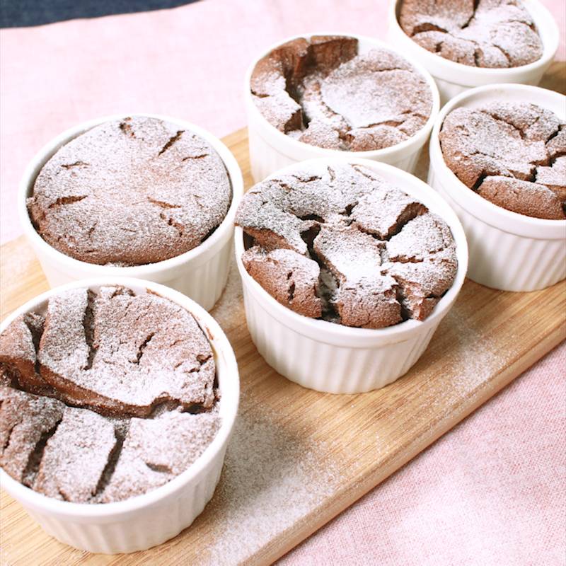 材料4つ！簡単チョコスフレ風 作り方・レシピ | クラシル