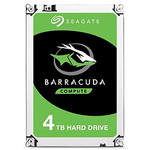 Seagate BarraCuda Internal Hard Drive 4TB SATA 6Gb/s 256MB Cache