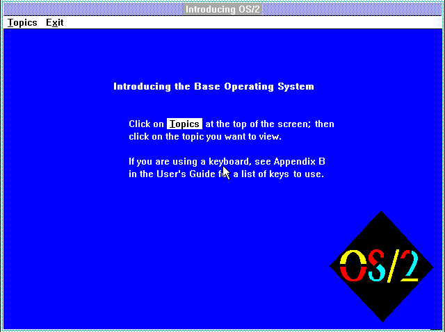 IBM OS/2 1.1 Extended Edition | Virtually Fun