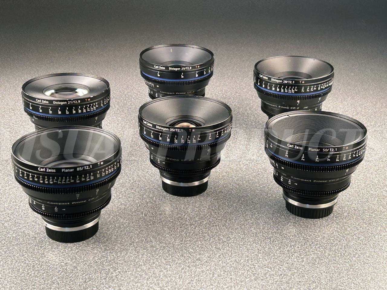 Zeiss CP2 Compact Prime (6) Lens Set (EF Mount) - Visual Products