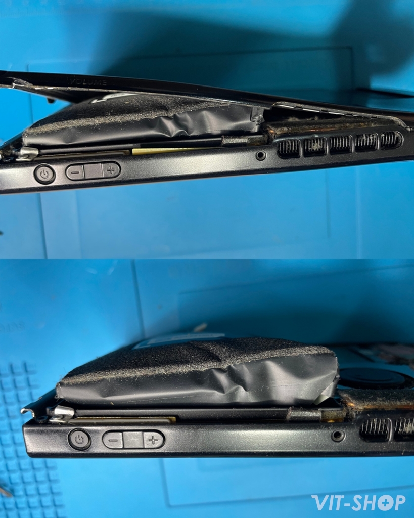 ニンテンドースイッチ 膨らんだバッテリーを交換 富山県南砺市・個人の