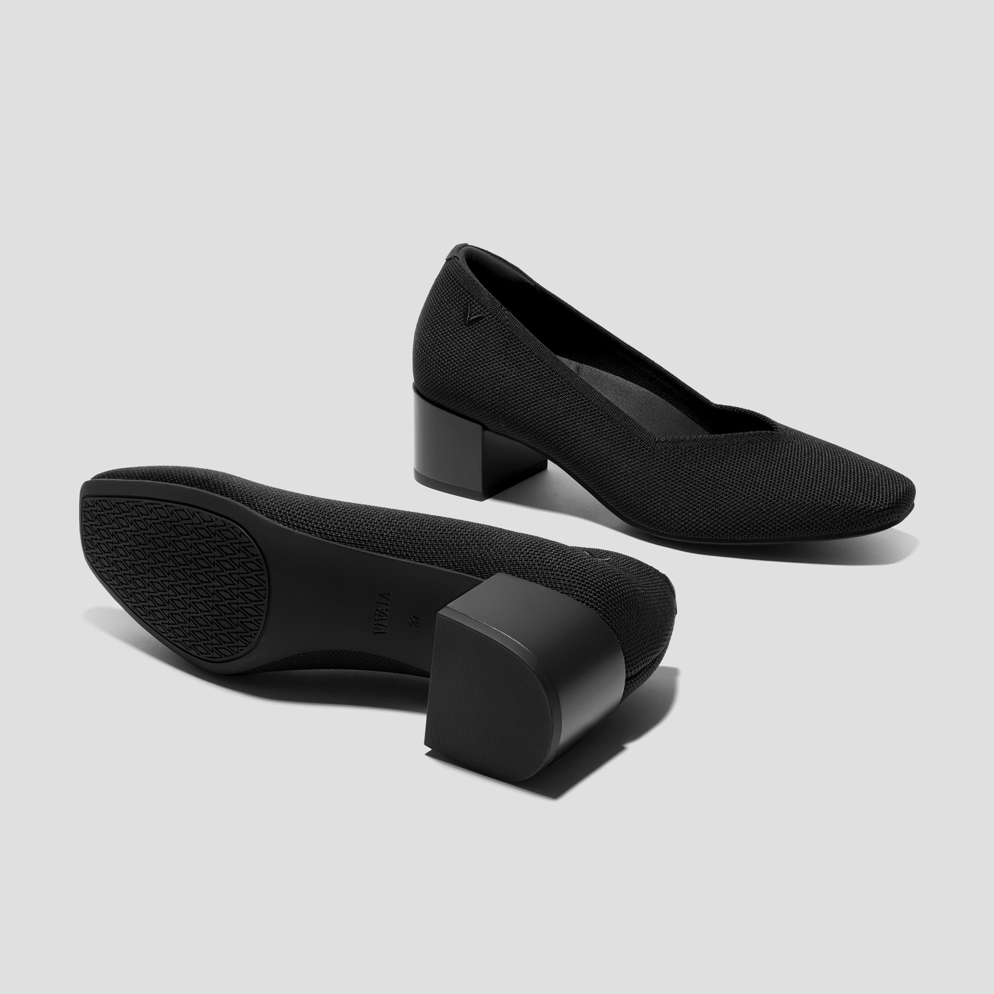 Megan] スクエアトゥ ストレスフリー ブロックヒール – VIVAIA JAPAN