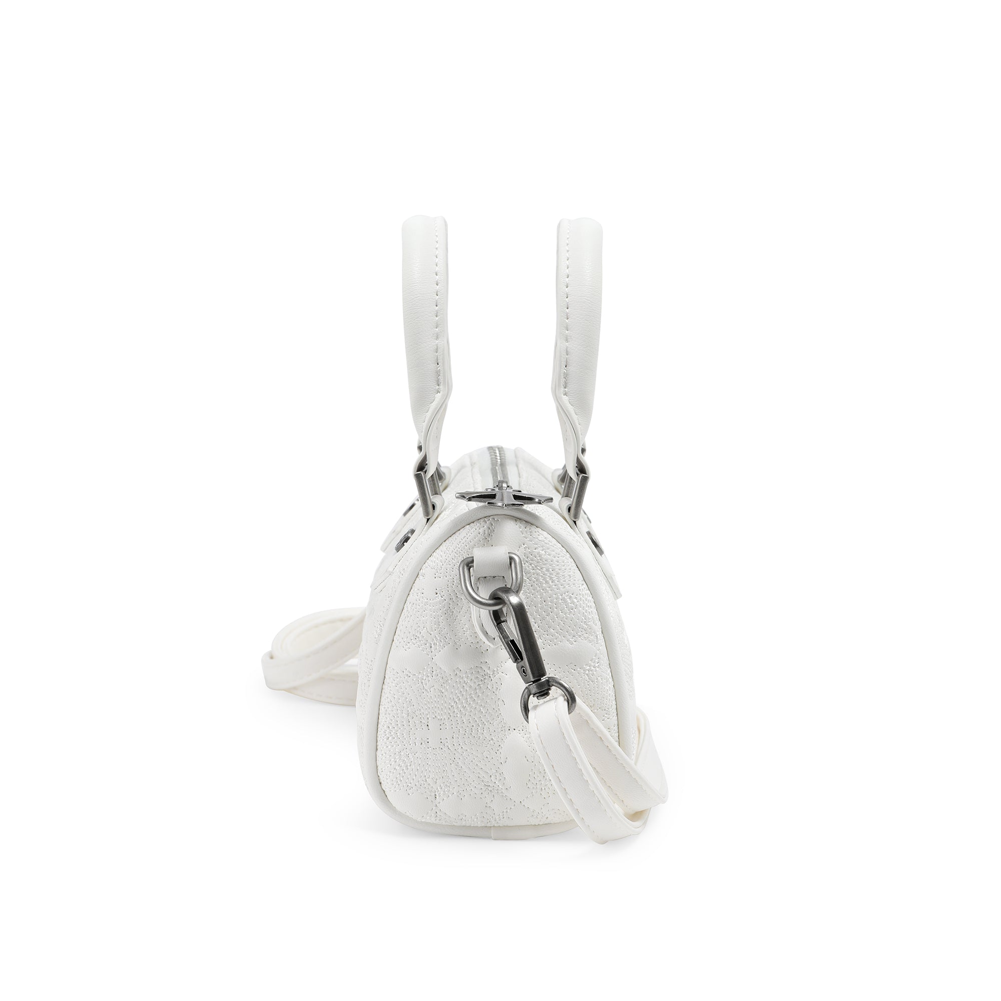 Embroidered Chopper Hanna Bag - White | Von Dutch