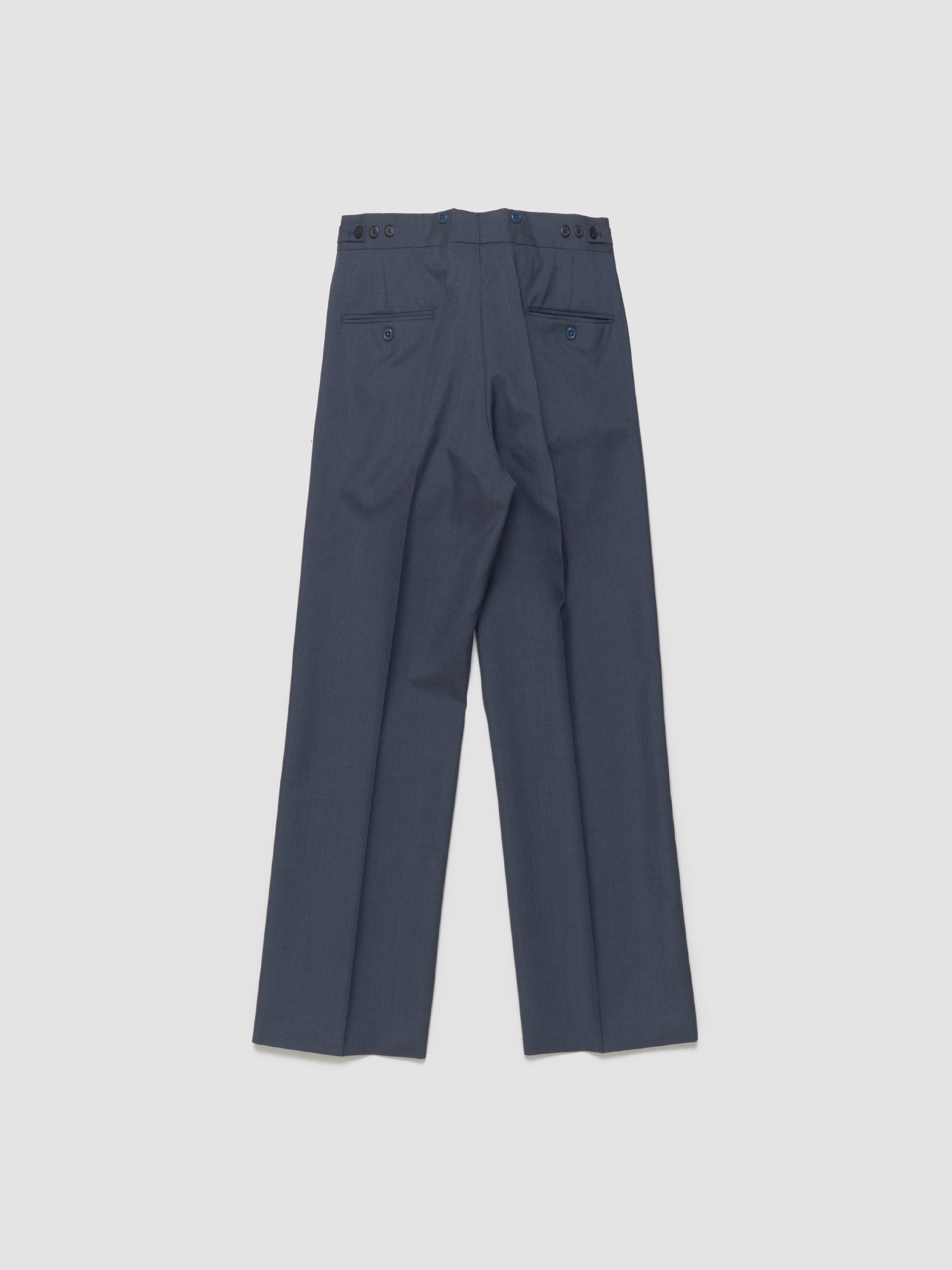 Prada - Mohair and Silk Pants in Dark Blue - UP0306_1CMV_F0D57